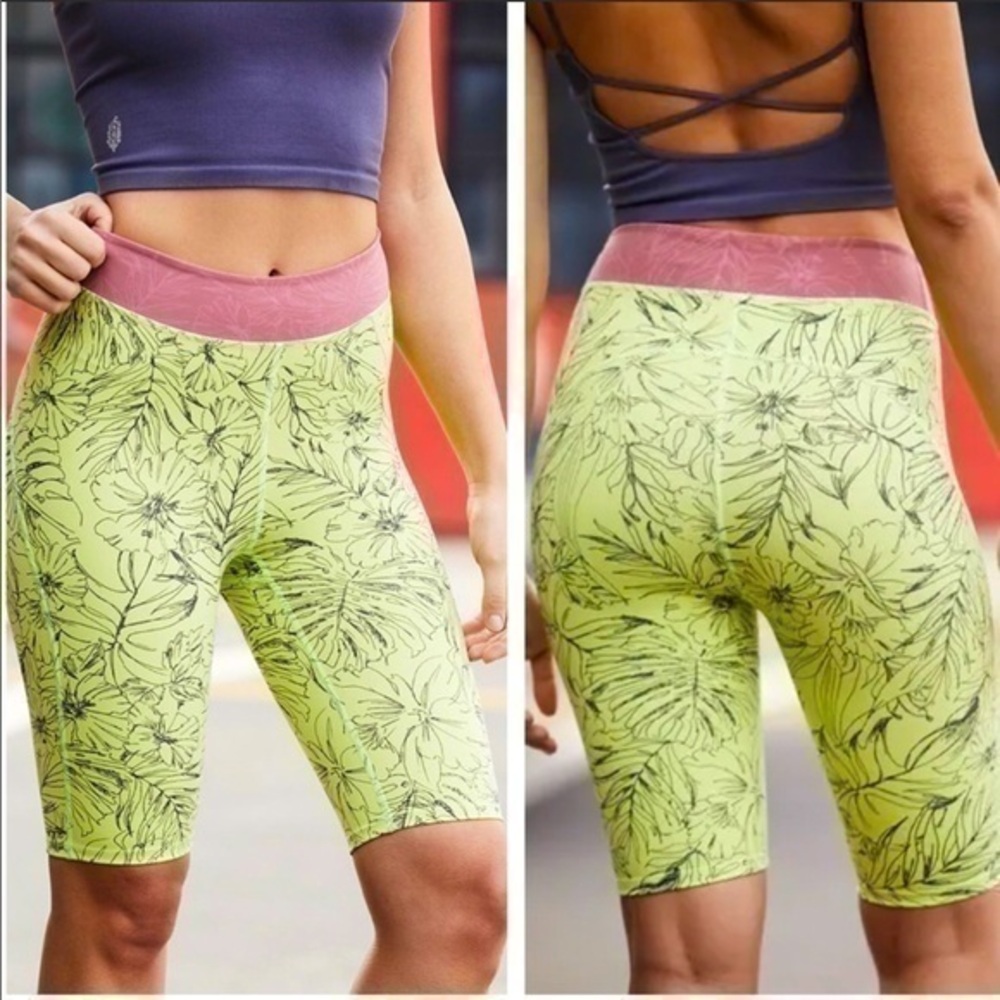 FREE PEOPLE | High Waisted Fired Up Bike Shorts